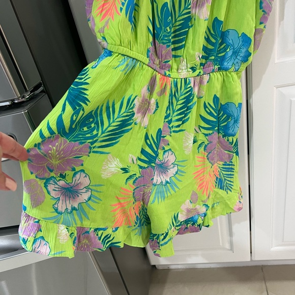 (NWT) Justice Girls Ruffle Detail Woven Romper, Size 12/14 - Picture 4 of 6